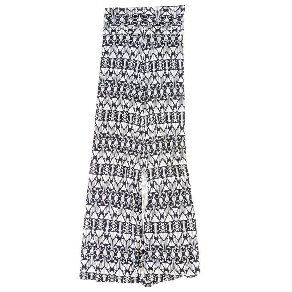 Aeropostale Black White Geometric Tribal Print Maxi Skirt 6106 XS